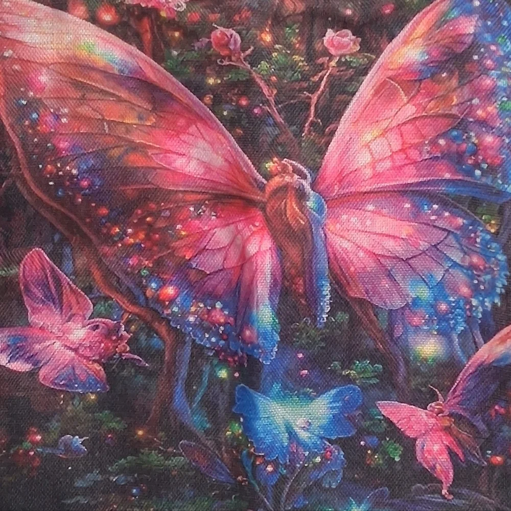 NEW Set Of 2 Butterflt Garden Pillow Covers